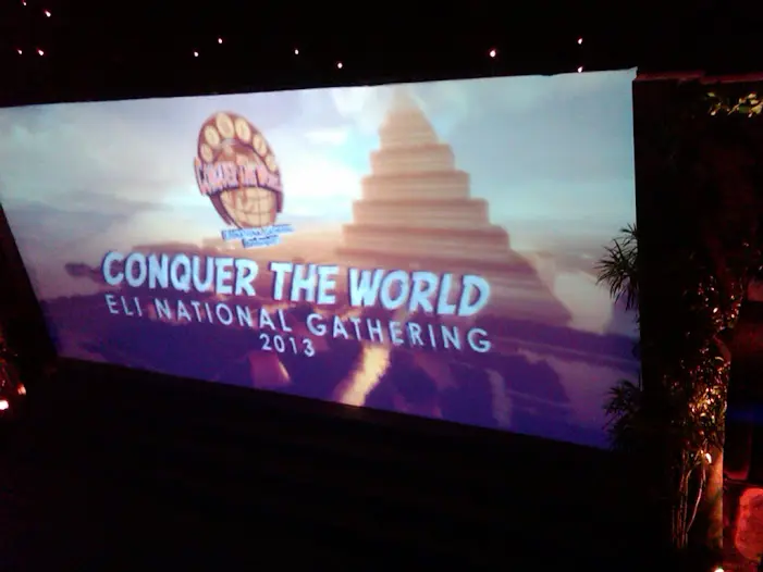 Suasana malam acara ELI National Gathering 2013